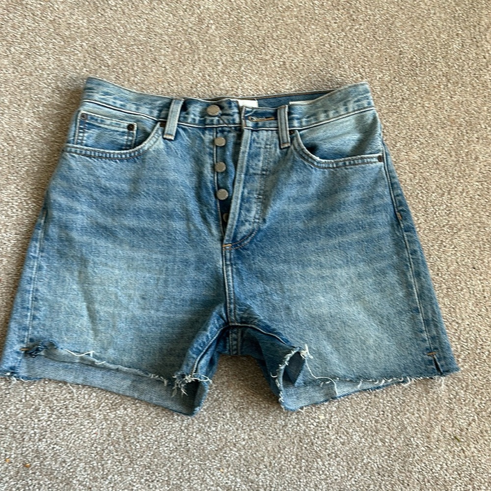 Aritzia denim shorts
